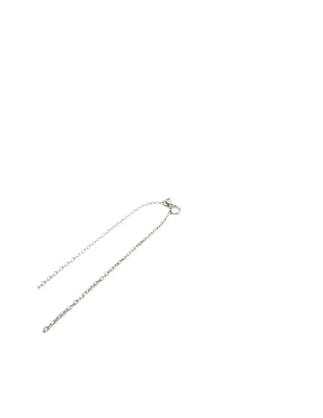 Sale Gargantilla plata doble cadena media luna y estrella circonitas - 44cm Gargantillas De Plata