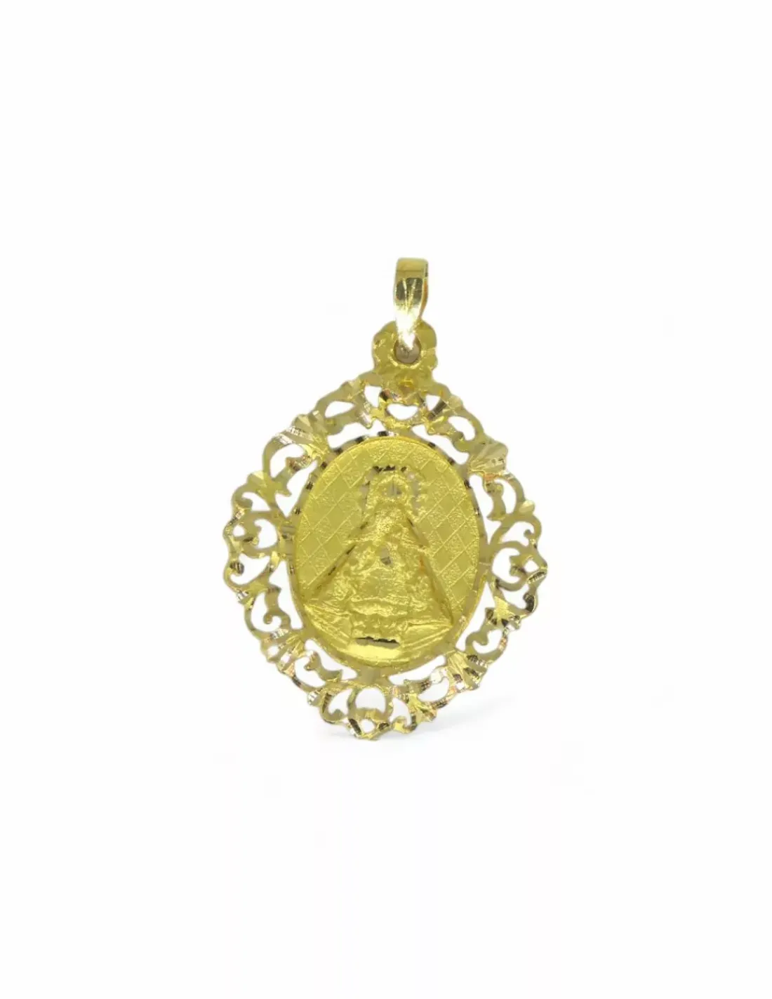 Online Medalla Virgen de la Cabeza orla calada oro 18k Medalla De La Virgen | Colgante Con La Virgen