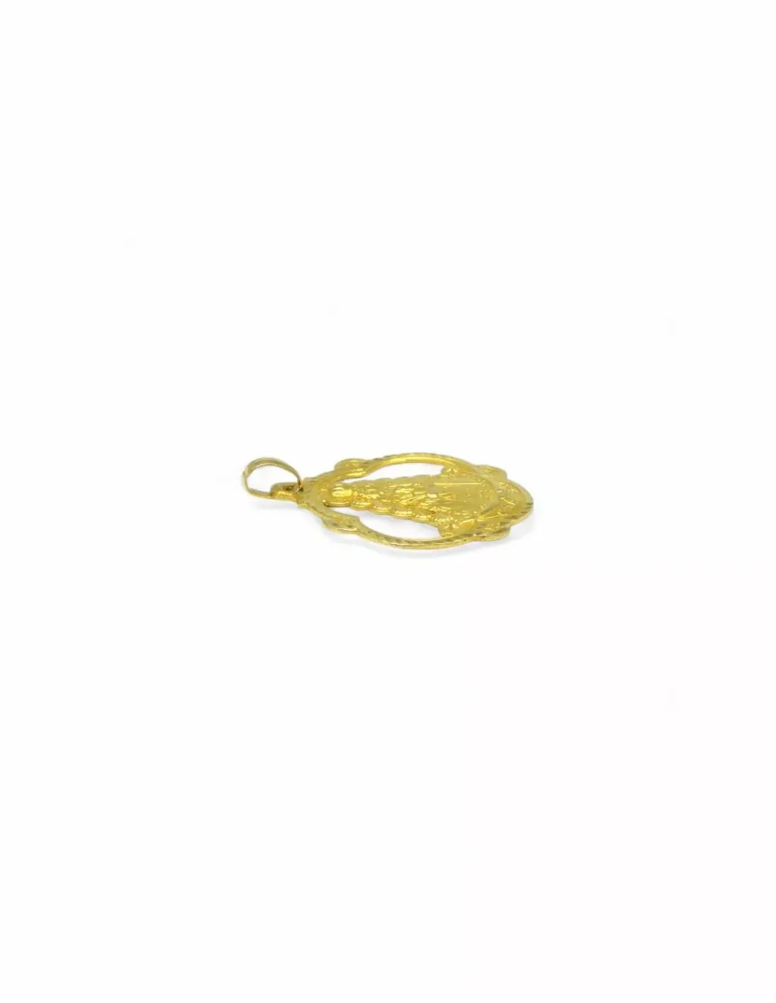 New Medalla Virgen del Rocío con orla oro 18k Medalla De La Virgen | Colgante Con La Virgen