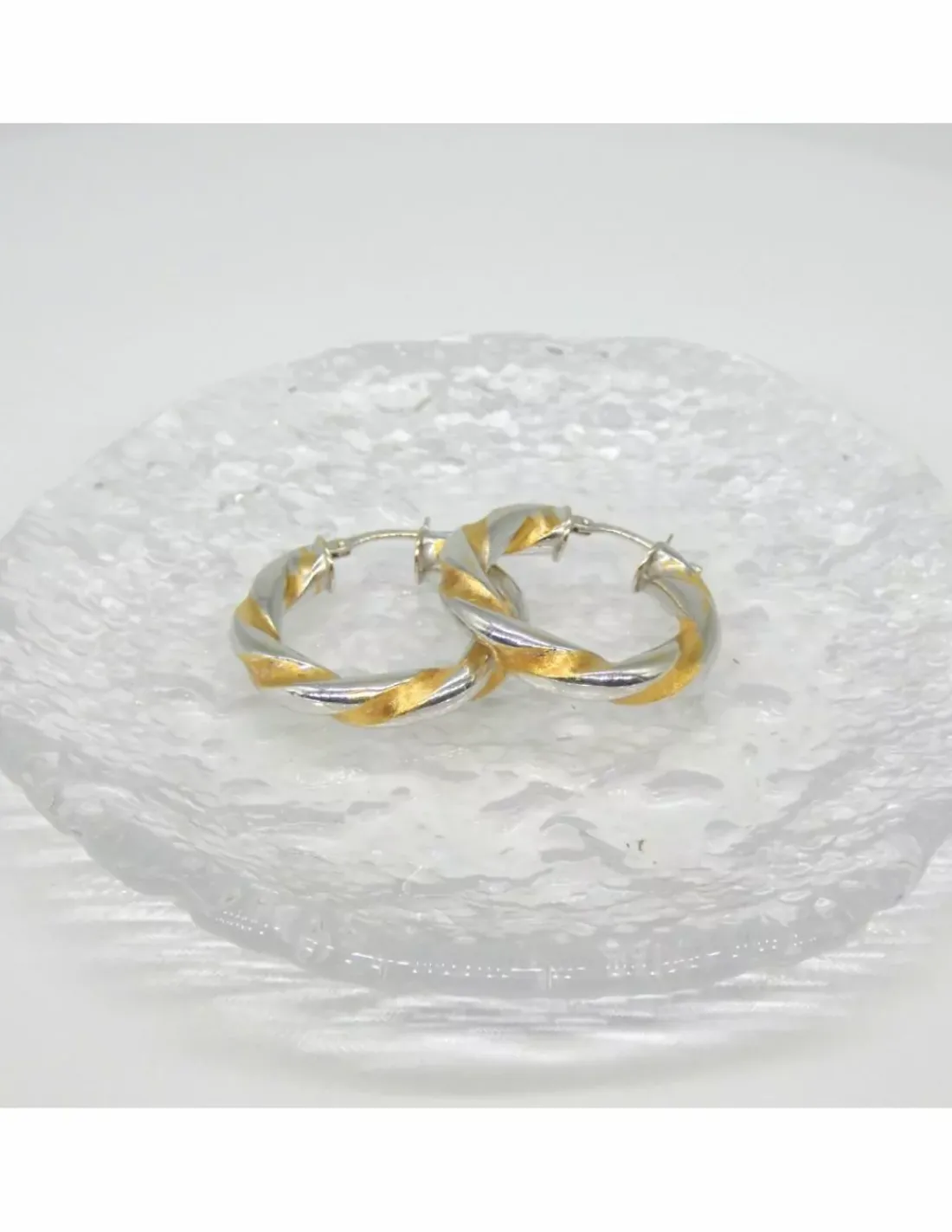 Best Pendientes aro rizados bicolor oro 18k Aros De Oro | Pendientes De Oro