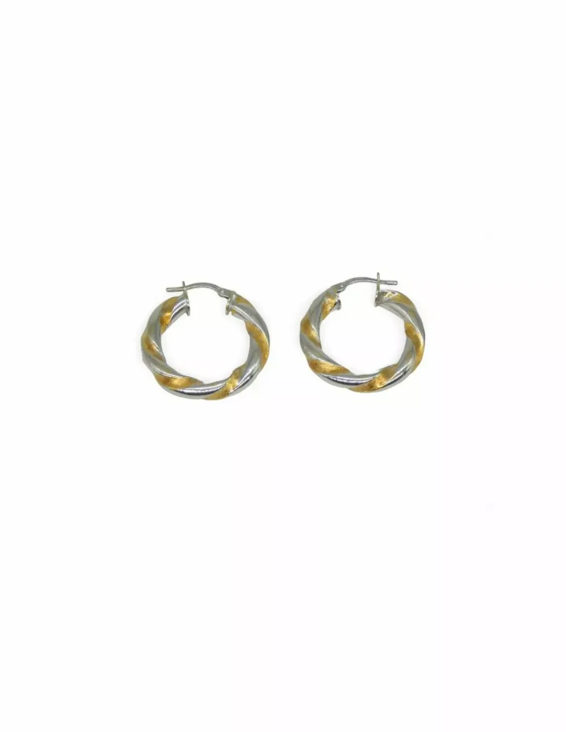 Best Pendientes aro rizados bicolor oro 18k Aros De Oro | Pendientes De Oro