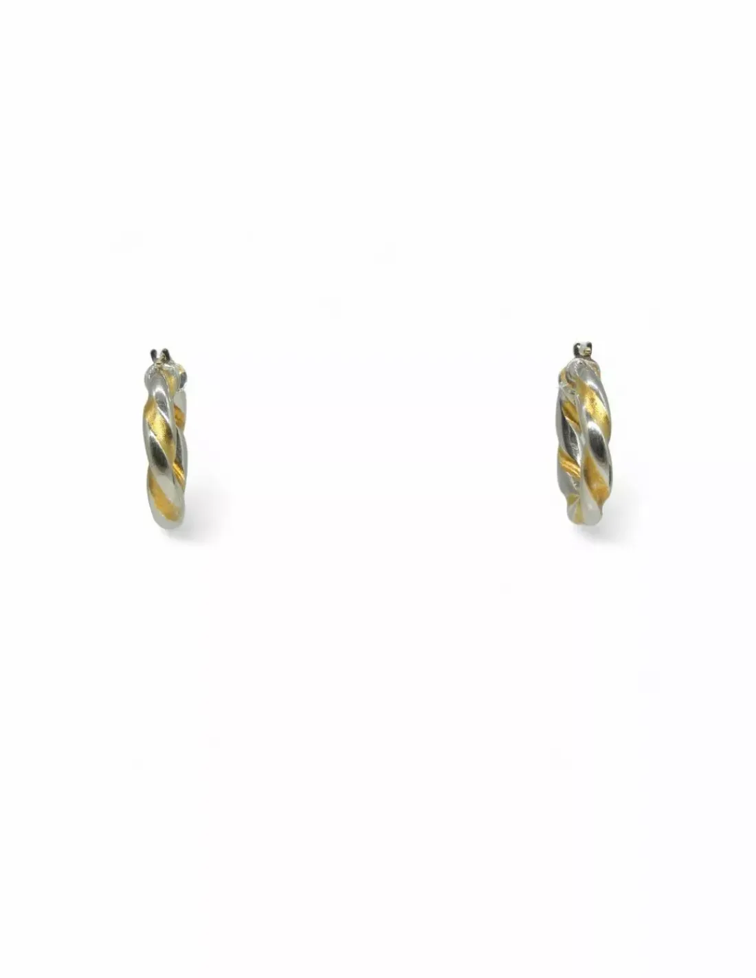 Best Pendientes aro rizados bicolor oro 18k Aros De Oro | Pendientes De Oro