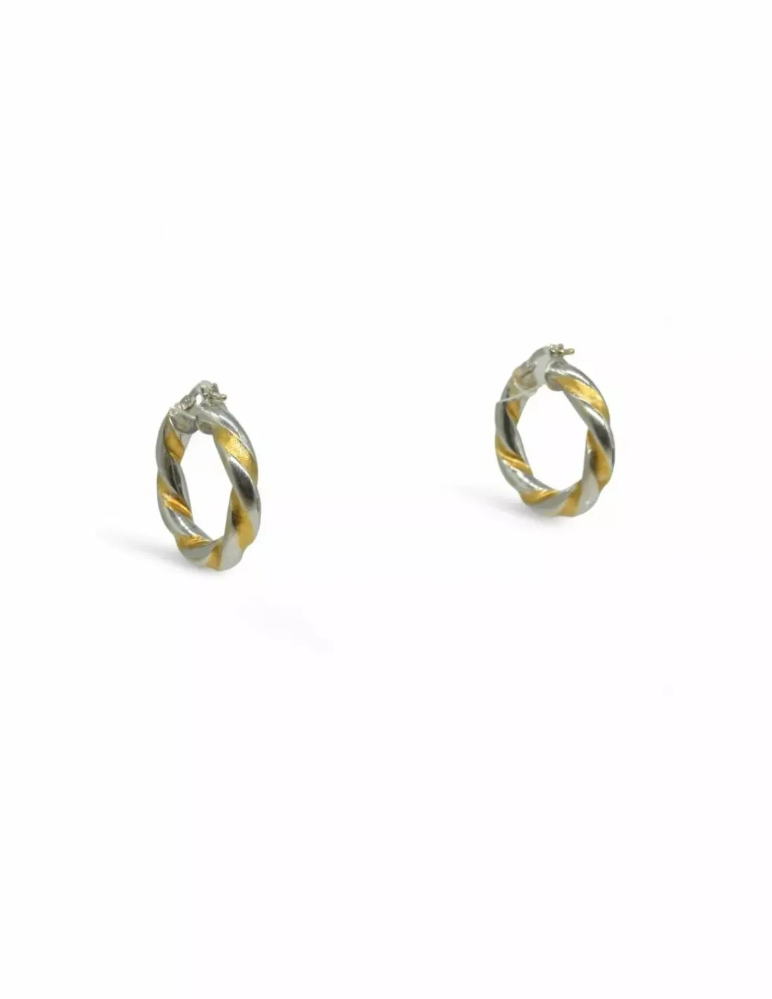 Best Pendientes aro rizados bicolor oro 18k Aros De Oro | Pendientes De Oro