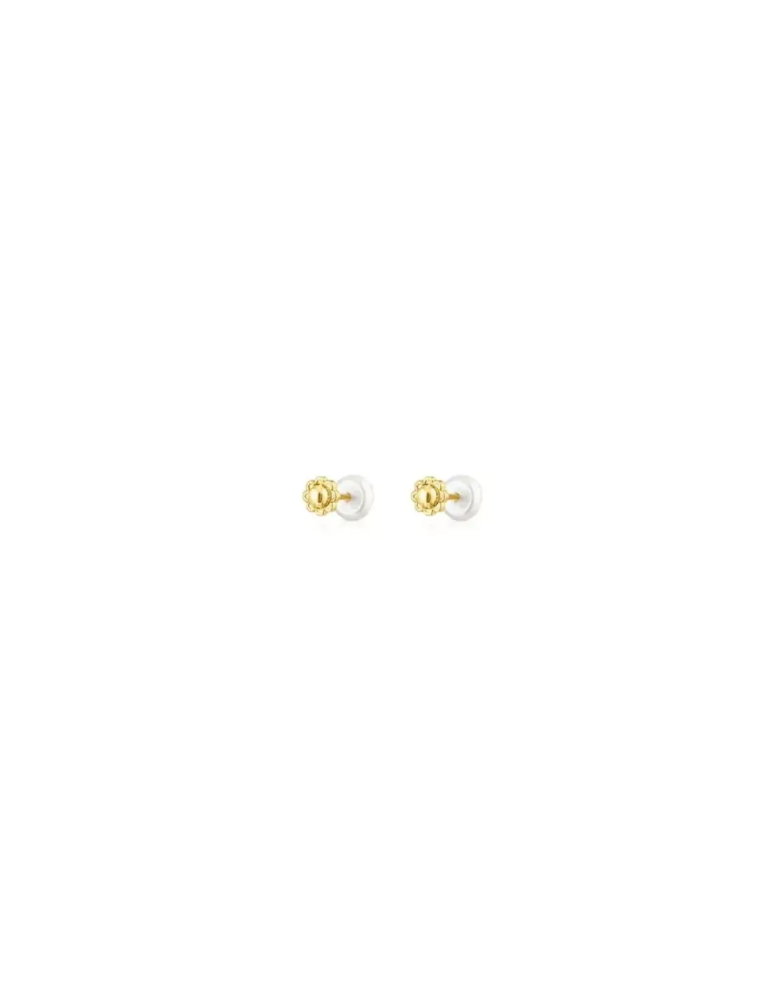 Flash Sale Pendientes de oro y perla motivo oso Baby TOUS oro 18k Pendientes De Oro