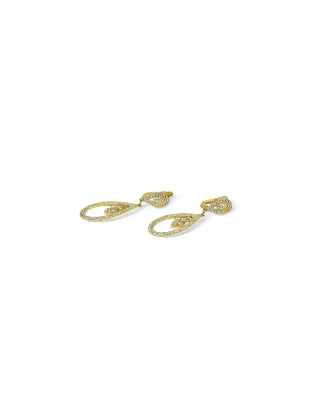 Cheap Pendientes largos oro 18k Pendientes De Oro