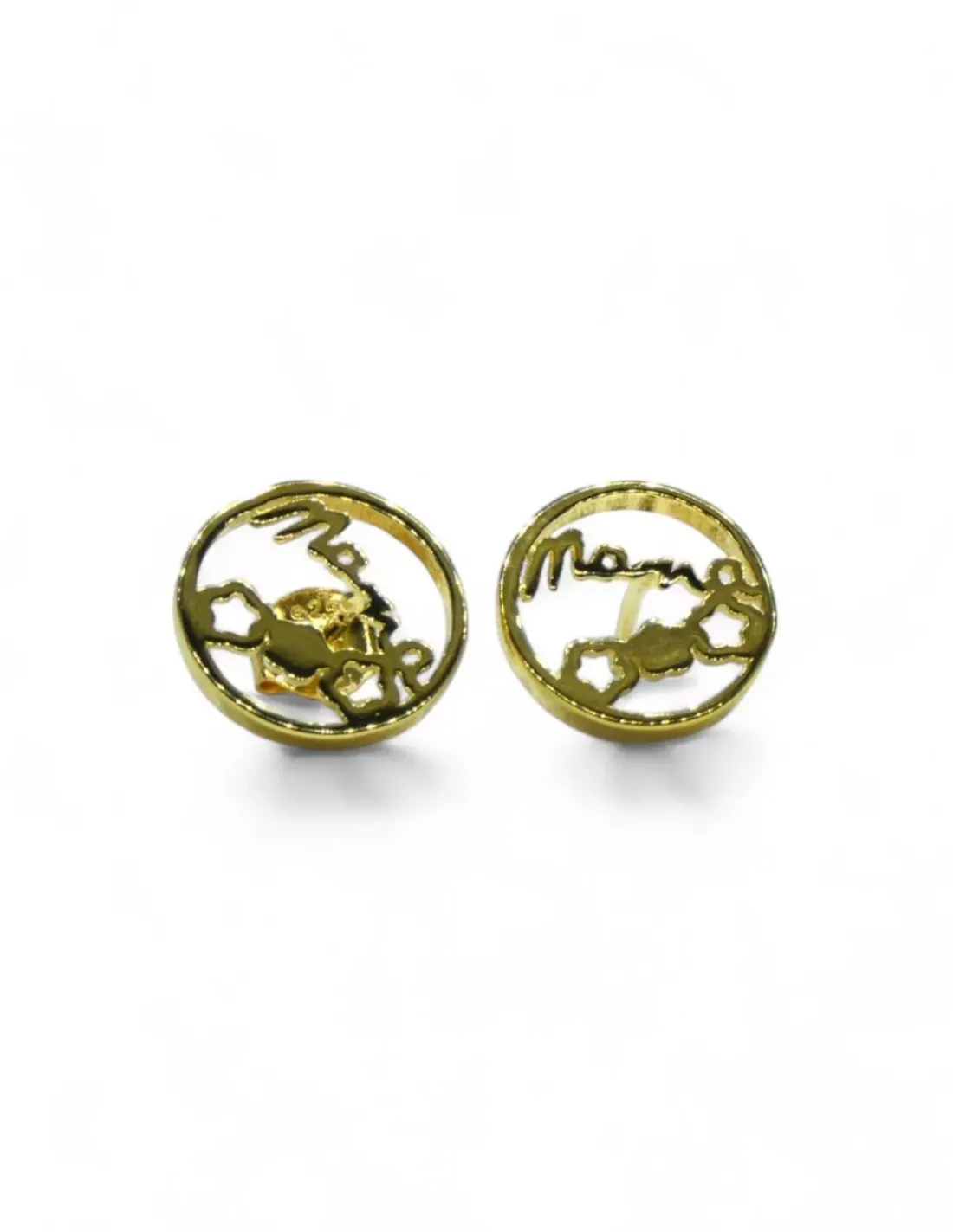 Store Pendientes mamá plata 925 chapada oro Pendientes De Plata