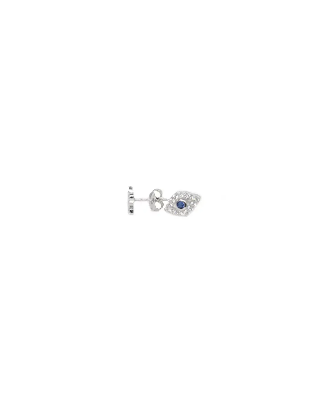 New Pendientes mano de Fátima y ojo de horus circonitas plata Pendientes De Plata