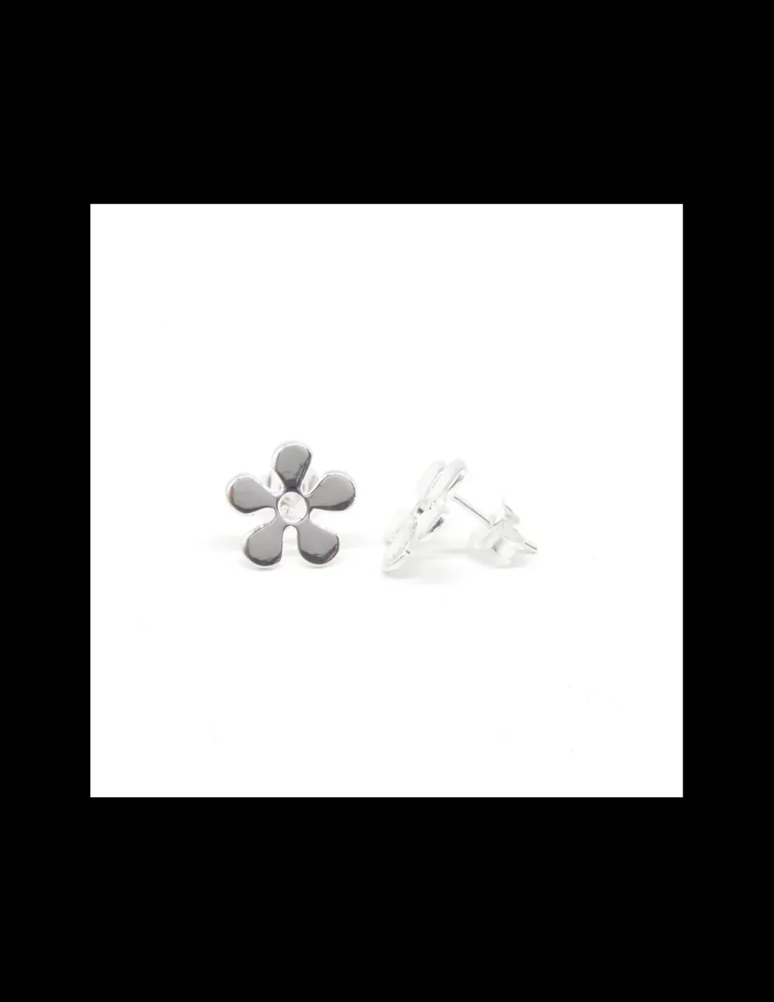 Online Pendientes margarita plata de Ley - 13mm Pendientes De Plata
