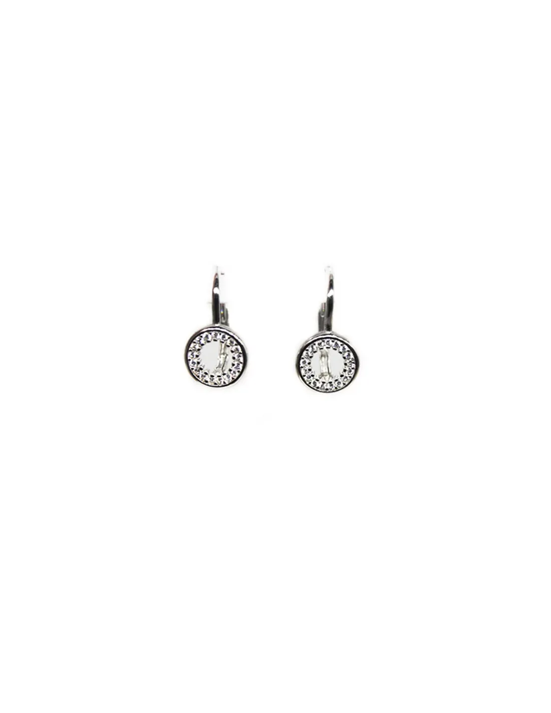 Sale Pendientes plata 925 rodio circonitas círculo Pendientes De Plata