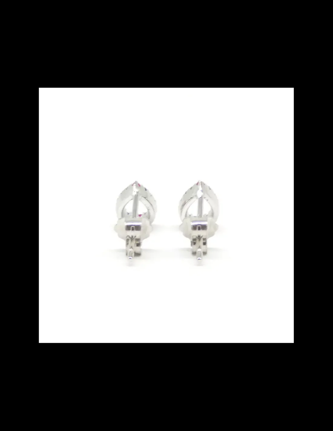 Cheap Pendientes silueta gota circonitas multicolor plata de Ley rodiados Pendientes De Plata