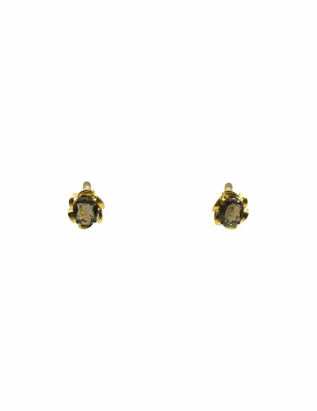 Cheap Pendientes tallaje antiguo piedra ámbar oro 18k Pendientes De Oro