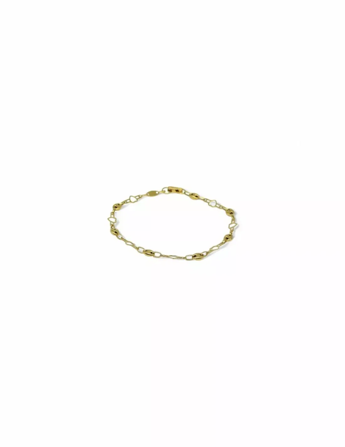 Flash Sale Pulsera calabrote corazón oro 18k - 20cm Anillos Con Brillantes | Pulseras De Plata