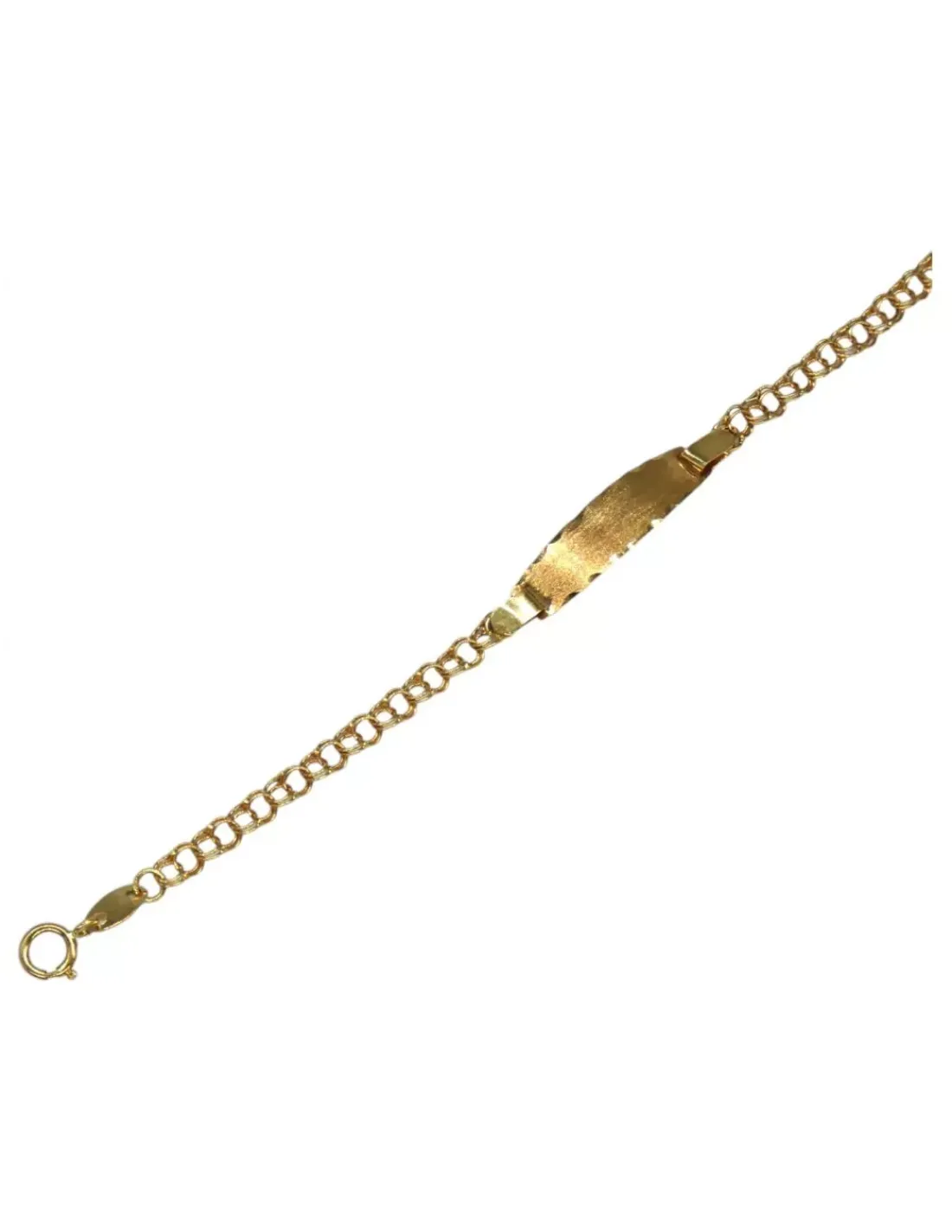 Shop Pulsera esclava bebe eslabón love oro 18k - 12cm - 1,35gr Esclavas | Pulseras De Plata