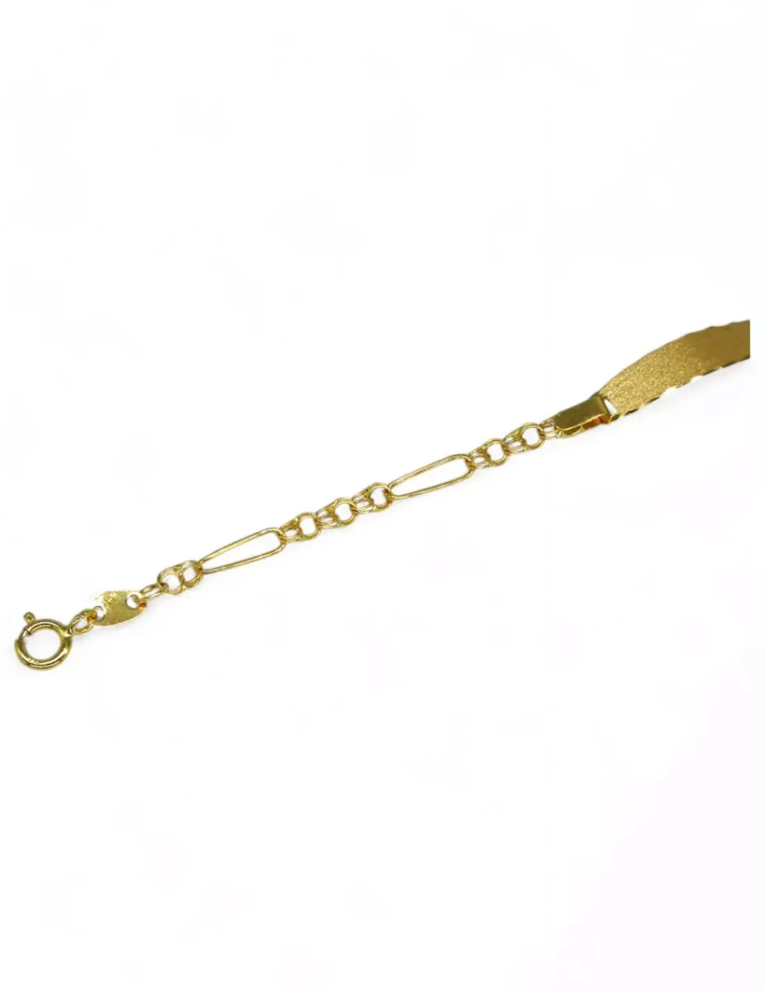 Clearance Pulsera esclava bebe eslabón love x 1 oro 18k - 14cm Esclavas | Pulseras De Oro