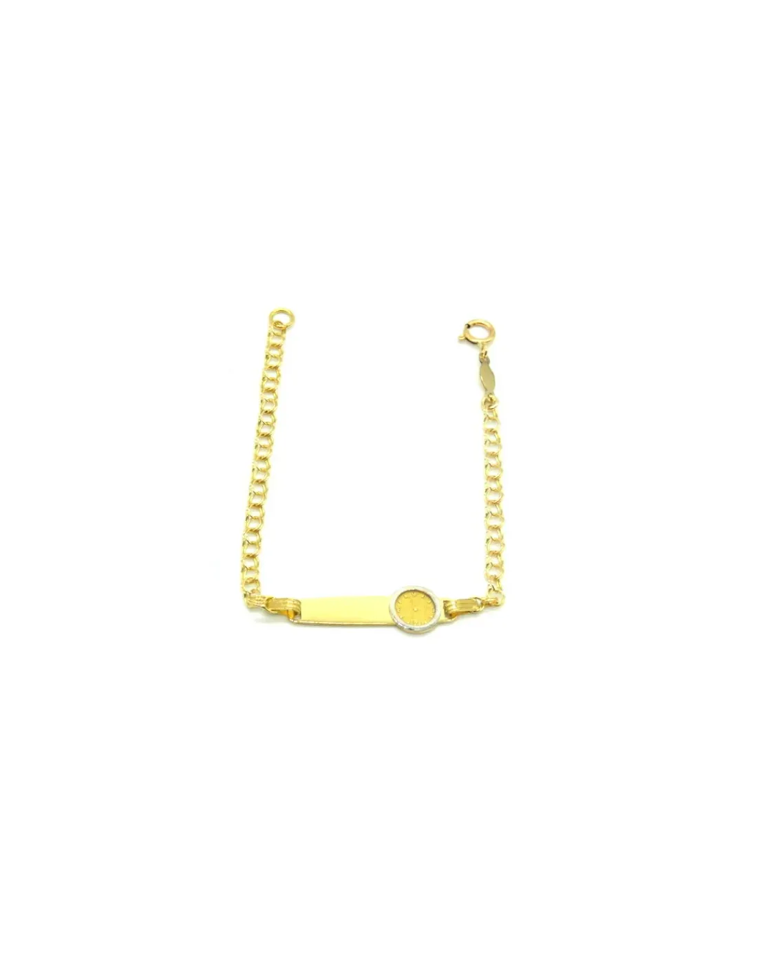 Hot Pulsera esclava para bebe reloj de oro 18k - 13cm Esclavas