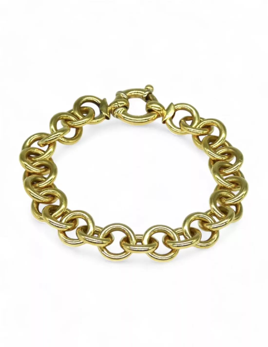 Online Pulsera eslabón rolo oro 18k - 18cm Pulseras De Plata | Pulseras De Oro