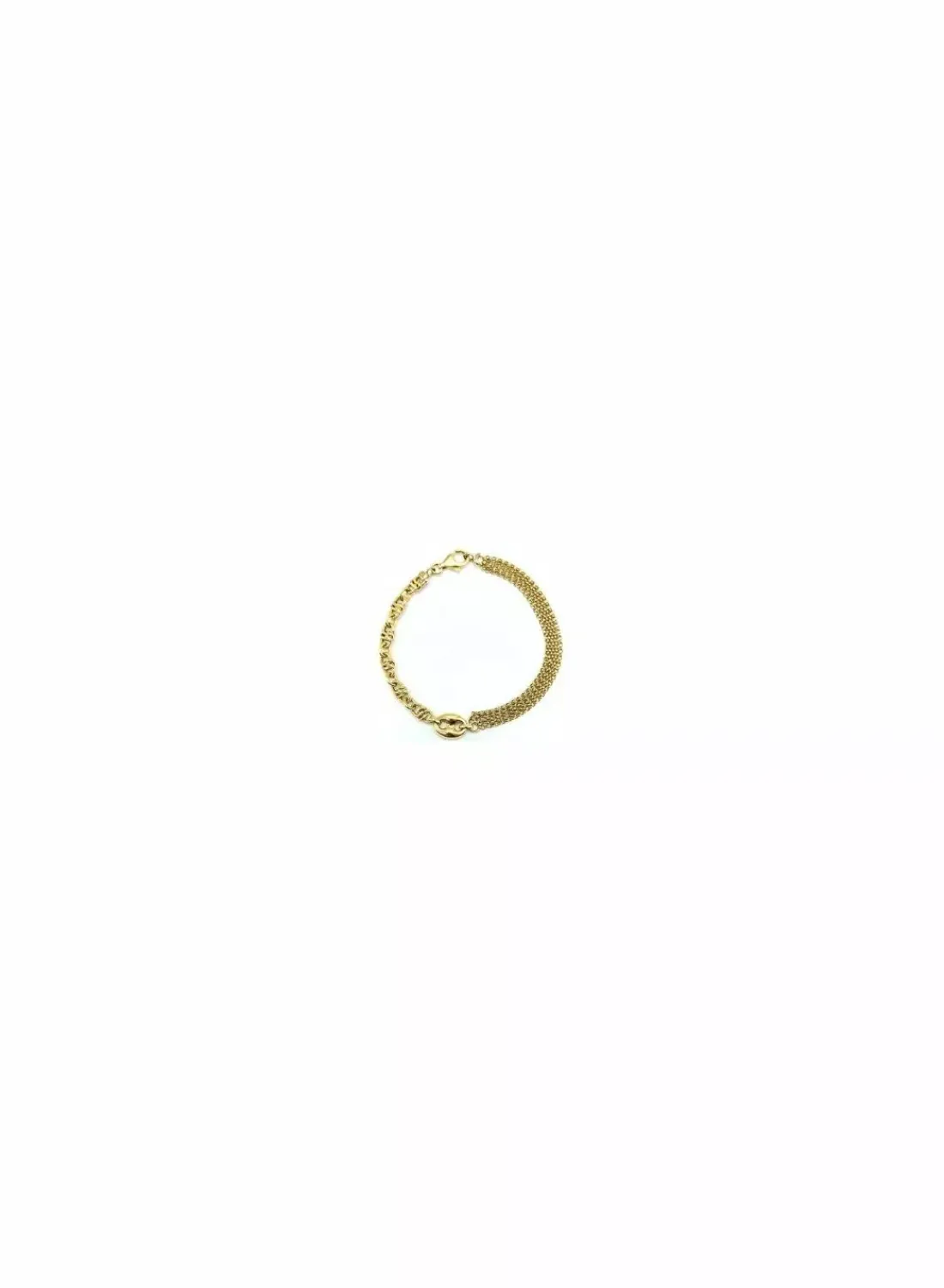 Fashion Pulsera mil cadenas rolo con calabrote oro 18k - 20cm Pulseras De Plata | Pulseras De Oro