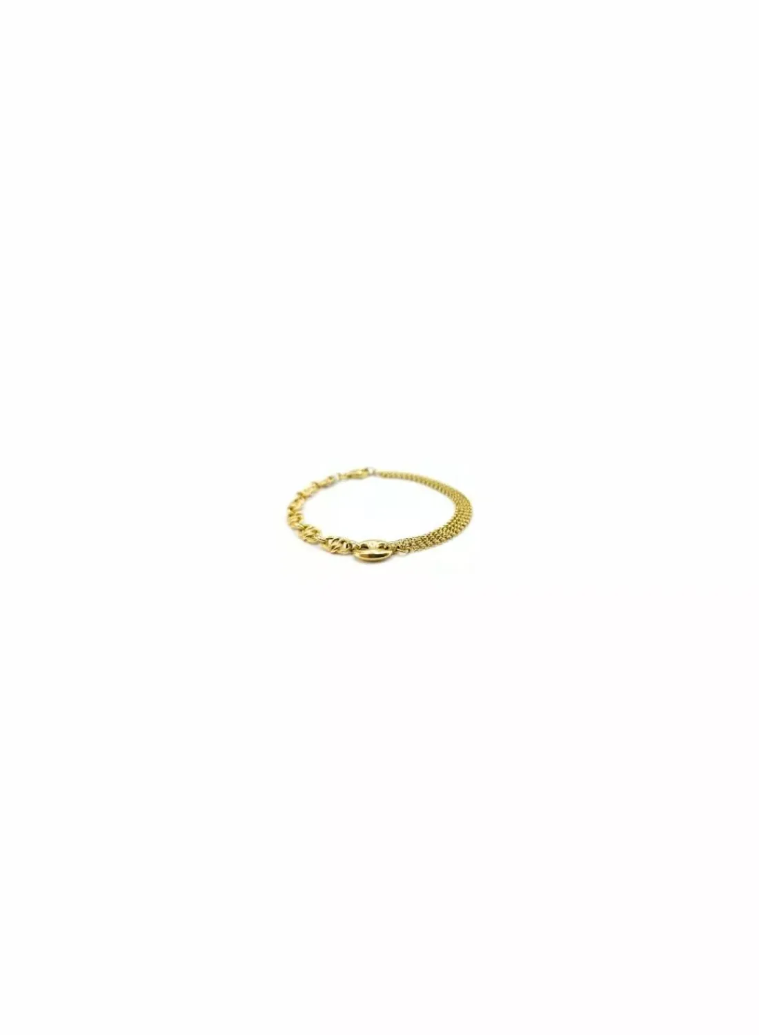 Fashion Pulsera mil cadenas rolo con calabrote oro 18k - 20cm Pulseras De Plata | Pulseras De Oro