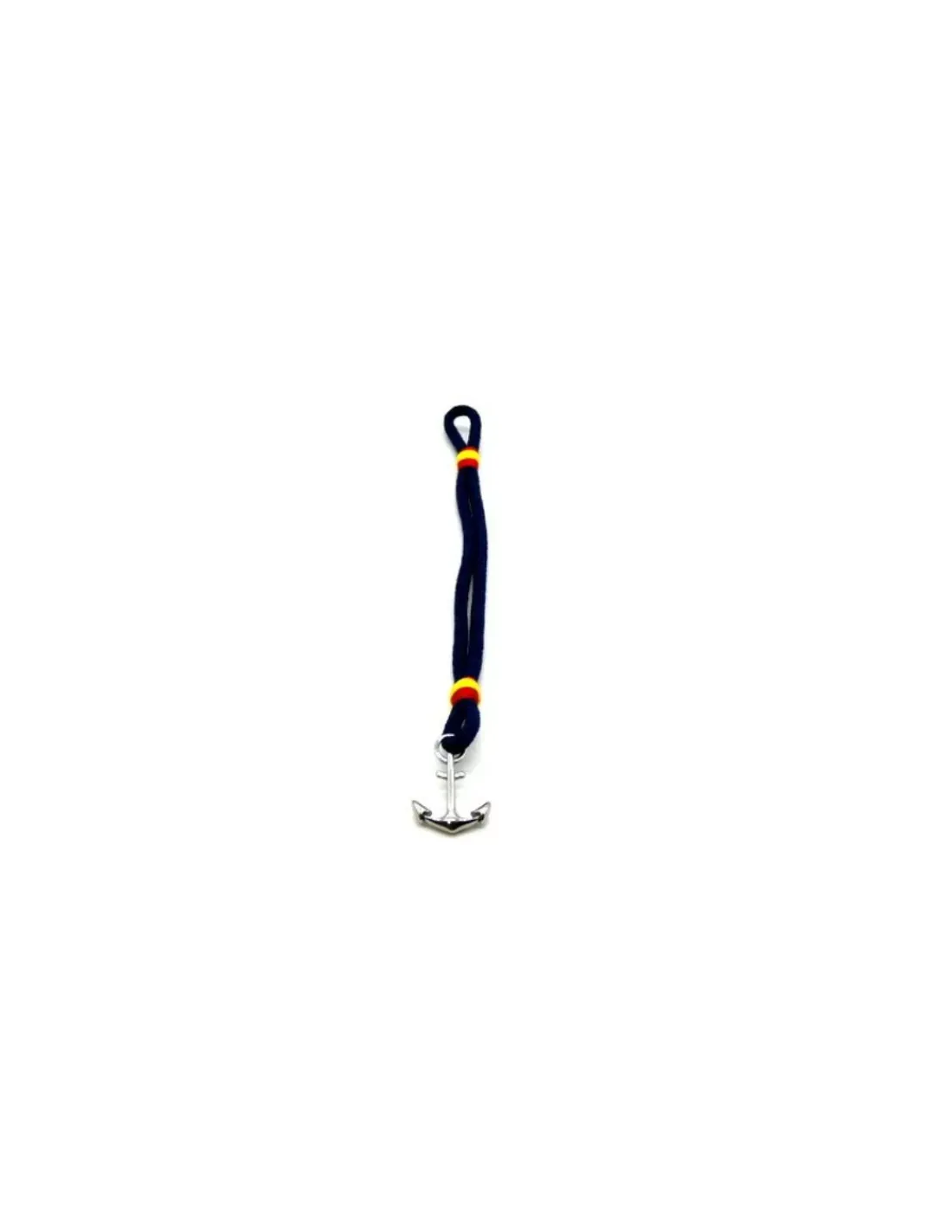 Outlet Pulsera para hombre marinera España y ancla en acero 20cm Pulseras De Oro
