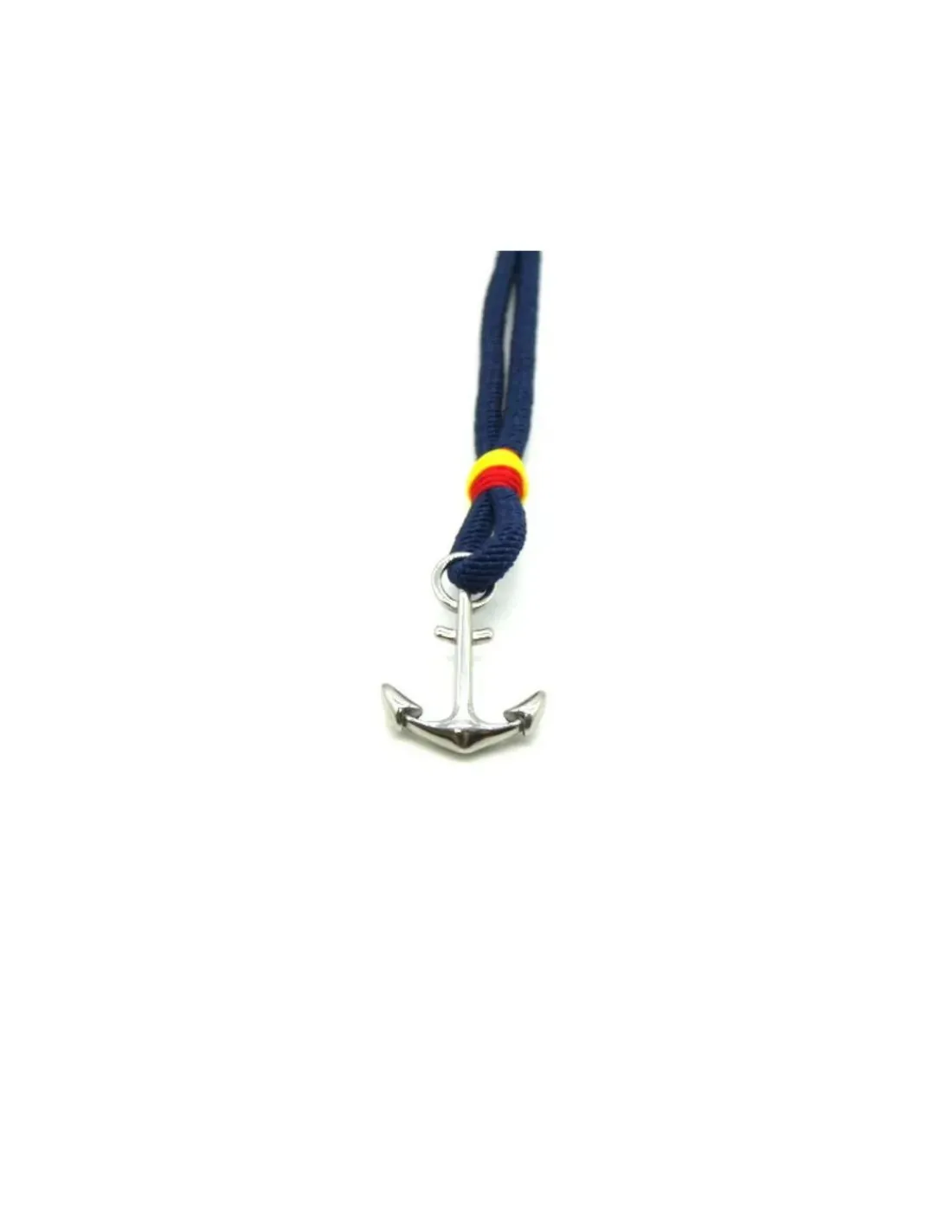Outlet Pulsera para hombre marinera España y ancla en acero 20cm Pulseras De Oro