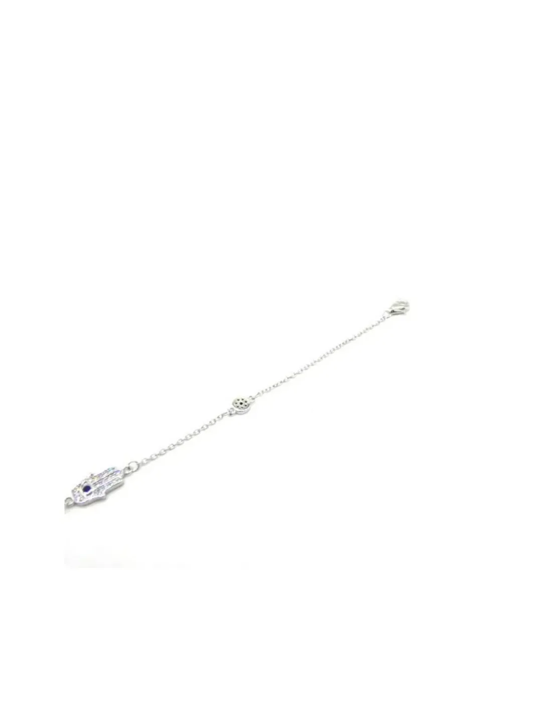 Best Pulsera plata Mano de Fátima y Ojo Turco Buena Suerte Pulseras De Oro