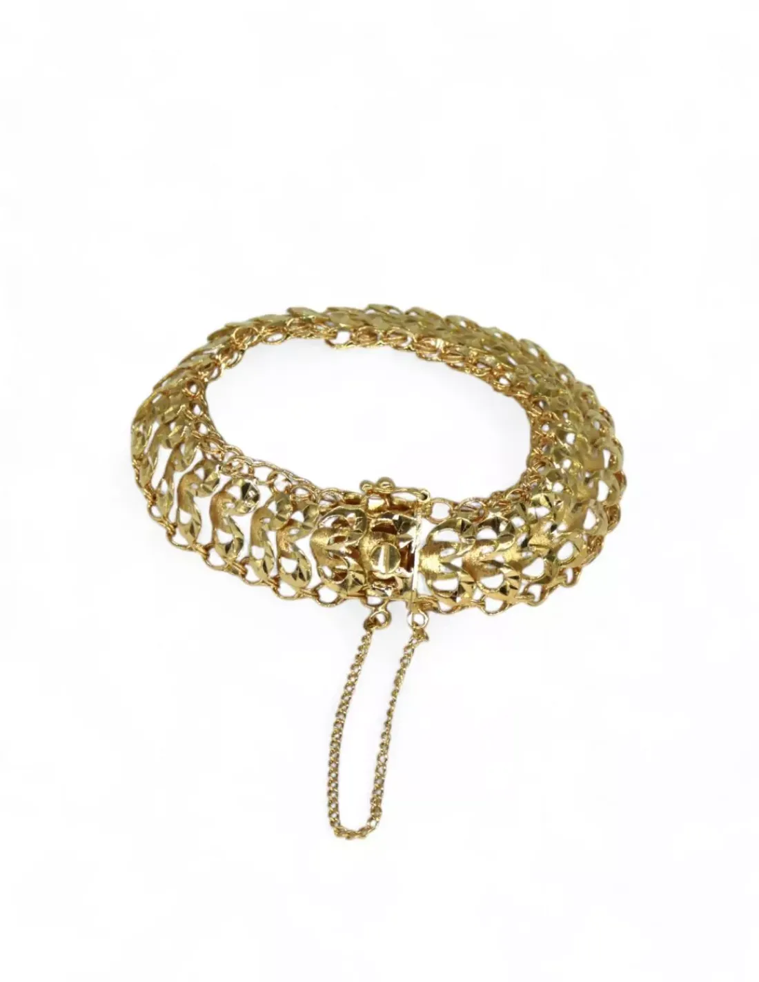 Fashion Pulsera princesa corazones oro 18k - 18cm Pulseras De Plata | Pulseras De Oro