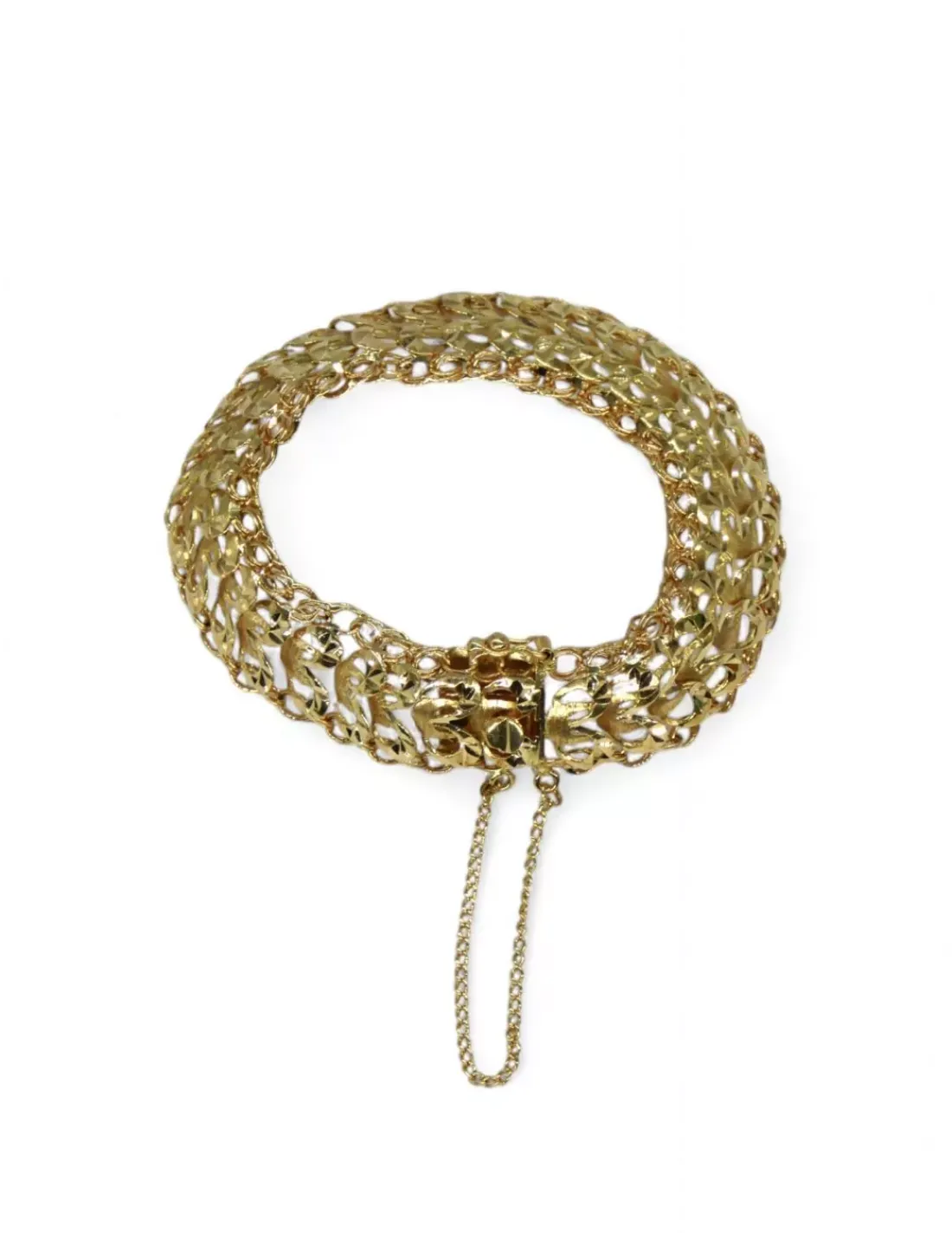 Fashion Pulsera princesa corazones oro 18k - 18cm Pulseras De Plata | Pulseras De Oro