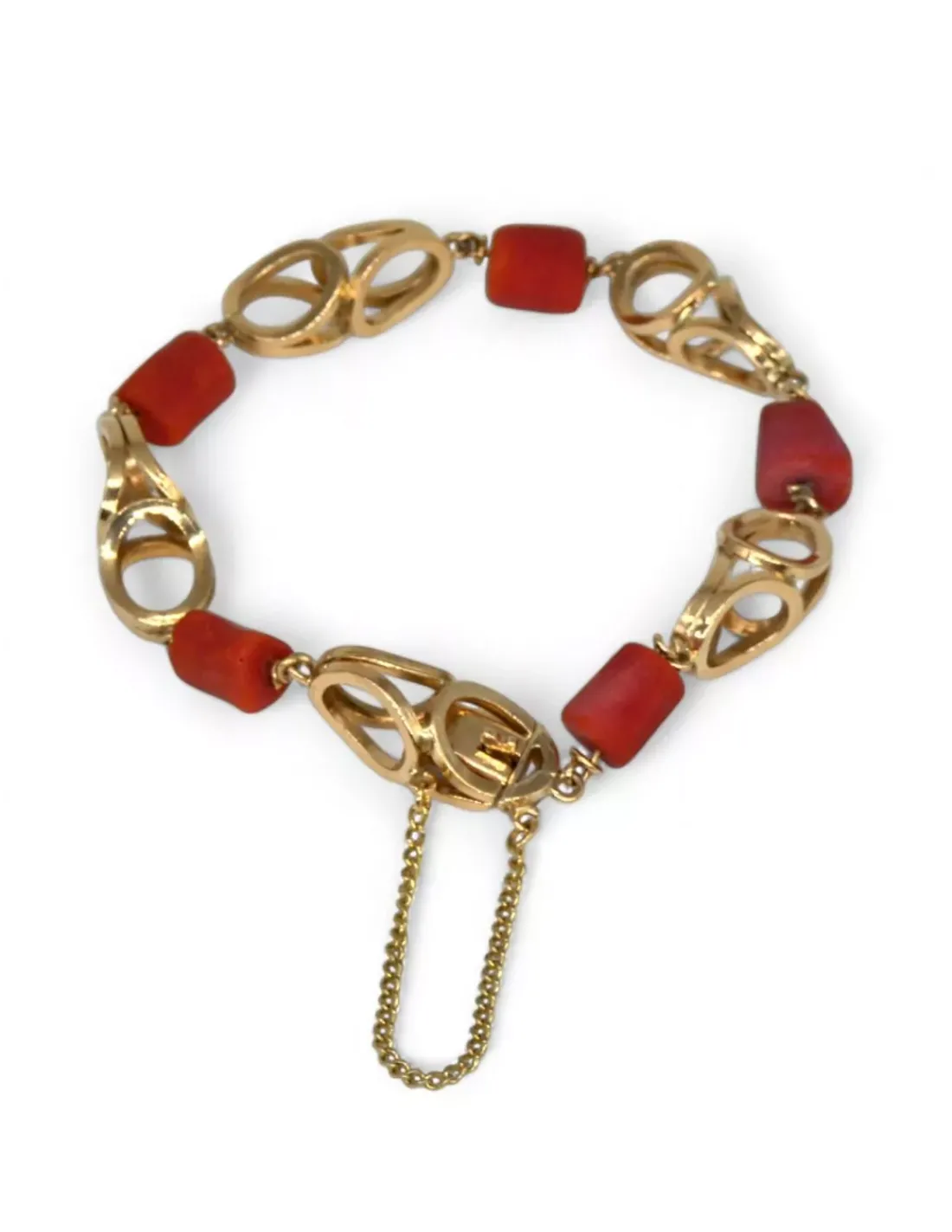 Best Pulsera tallaje antiguo coral oro 18k - 20cm Pulseras De Plata | Pulseras De Oro
