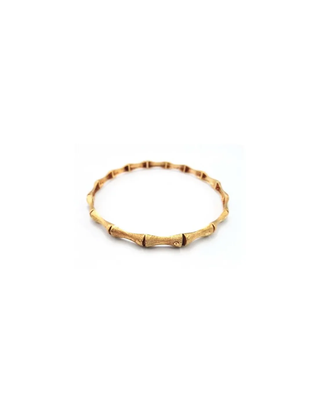 Shop Pulsera tipo caña labrada oro 18k - 6.7cm Cañas | Pulseras De Plata