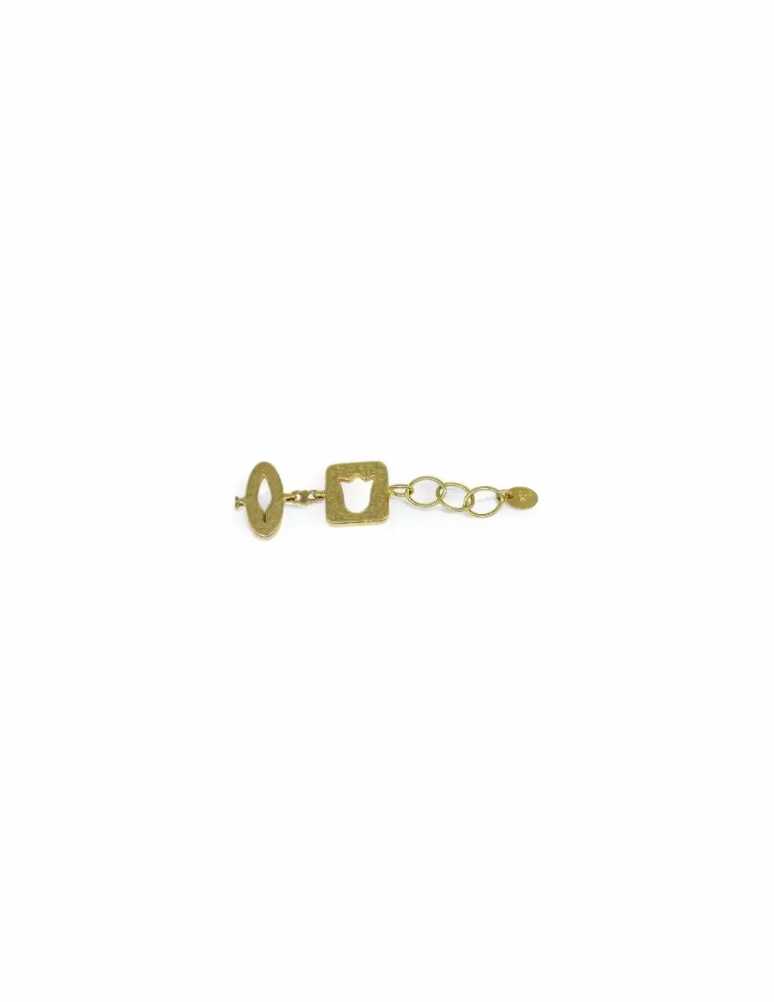 Outlet Pulsera tulipán oso flor Tous oro bicolor y diamantes - 20cm Pulseras Con Brillantes | Pulseras De Plata
