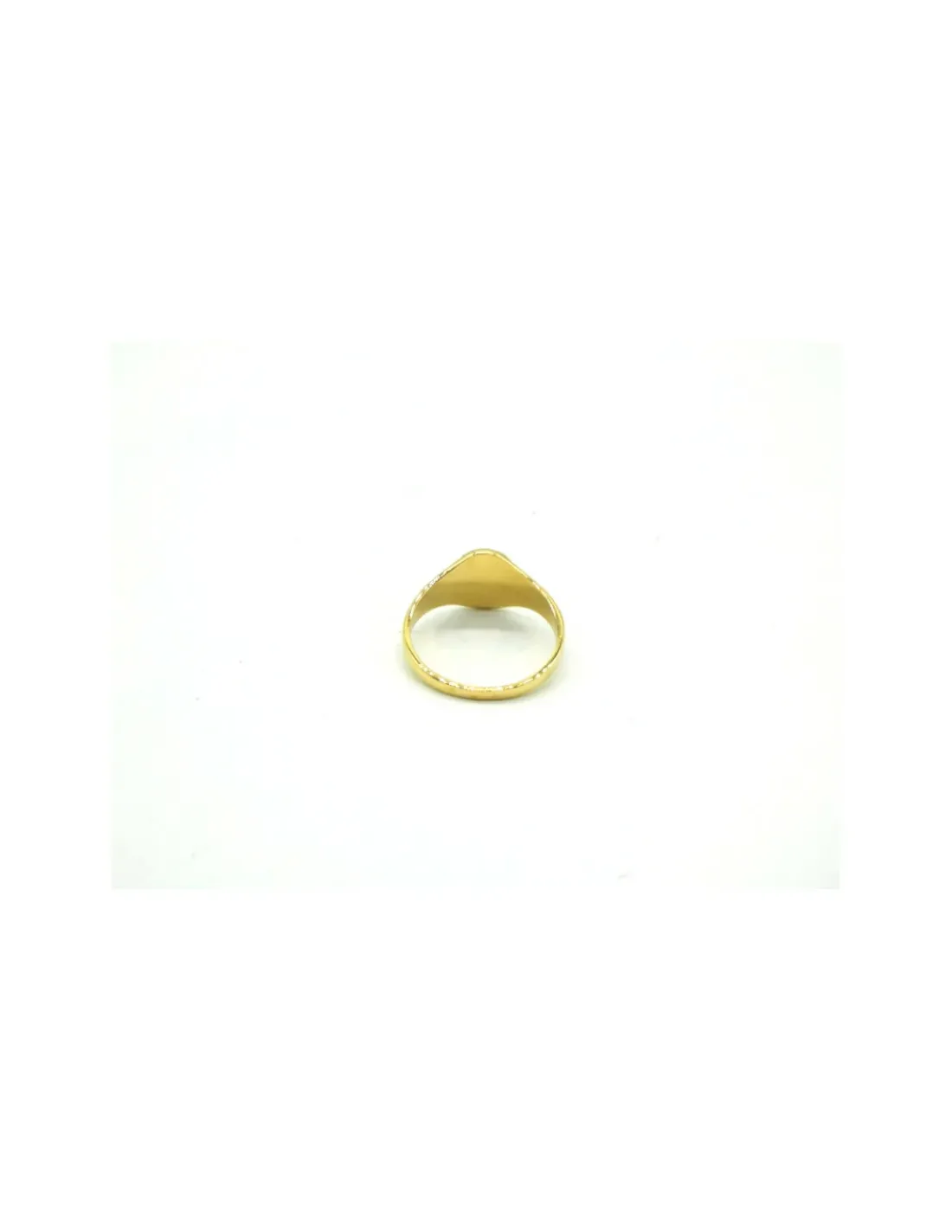 Clearance Sello comunión tallado placa ovalada oro 18k Sellos