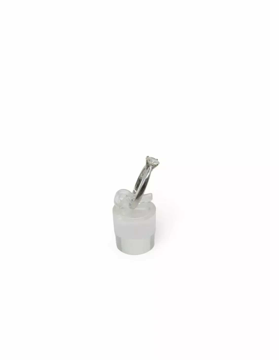 Online Solitario con diamante de 0.75ct oro blanco 18k - T.16 Anillos Con Brillantes | Anillos De Oro Blanco